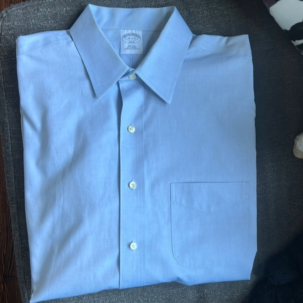 BROOKS‎ BROTHERS MENS SHIRT SIZE 16-2/3 NEW WITHOUT TAG
